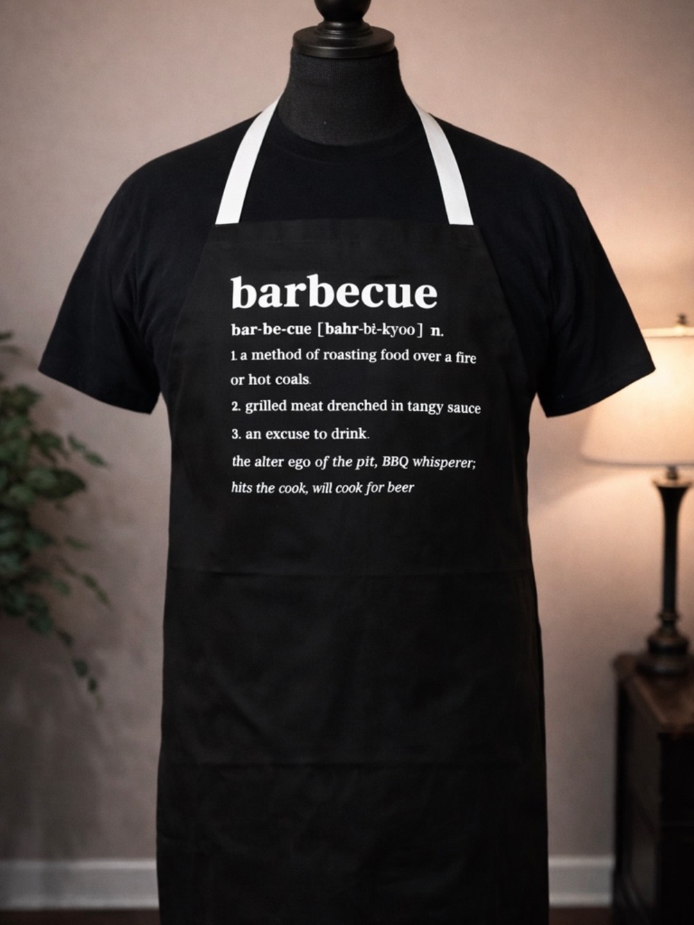 Funny BBQ Apron Black – Barbecue Definition – Father’s Day Gift
New item !